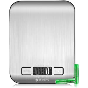 Etekcity Stainless Steel Food Kitchen Scale for $9 Etekcity Stainless Steel Food Kitchen Scale for $9
