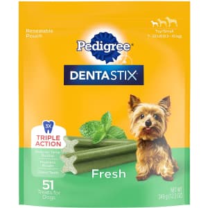 Pedigree Dentastix Fresh Treats 51-Pack for $5.20 via Sub & Save