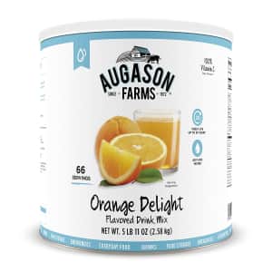 Augason Orange Delight Drink Mix for $15