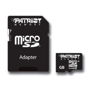 Patriot Signature 8 GB MicroSDHC Class 4 Flash Memory Card with Standard SD Adapter PSF8GMCSDHC43P for $17 Patriot Signature 8 GB MicroSDHC Class 4 Flash Memory Card with Standard SD Adapter PSF8GMCSDHC43P for $17