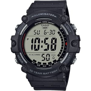 Casio Men's Watch w/ 10-Year Battery for $22