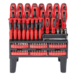 Ace 100-Piece Ratcheting Screwdriver and Bit Set for $35