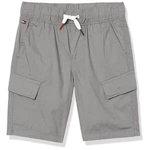 Tommy Hilfiger boys Drawstring Pocket Cargo Shorts, Cargo Monument 22, 12 14 US for $24