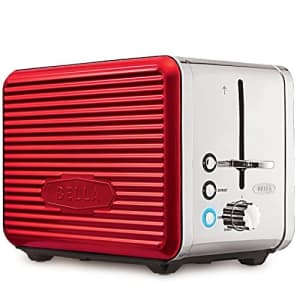 BELLA 14093 LINEA 2 Slice Toaster with Extra Wide Slot, Color Red for $200