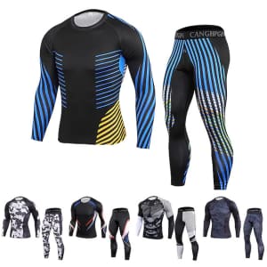 Jack Cordee Men's 2-Piece Patchwork Compression Set for $11 Jack Cordee Men's 2-Piece Patchwork Compression Set for $11