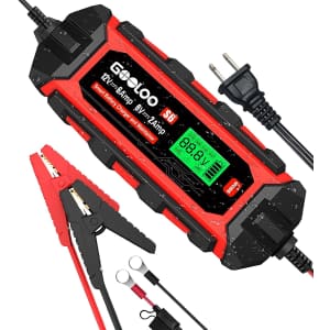 Gooloo 6V/12V Smart Battery Charger and Maintainer for $42