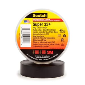 Scotch Super 33+ 66-ft. Vinyl Electrical Tape for $9