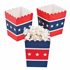 Fun Express Patriotic Popcorn Boxes (24 pc) for Fourth of July Party Supplies for $13 Fun Express Patriotic Popcorn Boxes (24 pc) for Fourth of July Party Supplies for $13