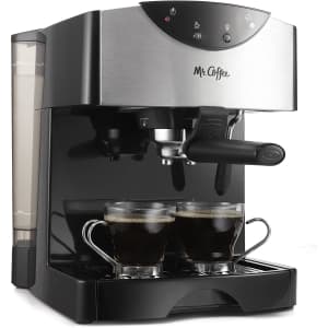 Mr. Coffee Pump Automatic Dual Shot Espresso / Cappuccino System for $119