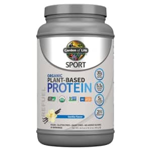 Garden of Life Sport Organic Plant Based Protein Powder Vanilla, 30g Protein Per Serving, Premium for $40 Garden of Life Sport Organic Plant Based Protein Powder Vanilla, 30g Protein Per Serving, Premium for $40