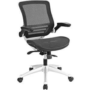 Modway Edge All Mesh Office Chair In Black With Flip-Up Arms - Perfect For Computer Desks for $170