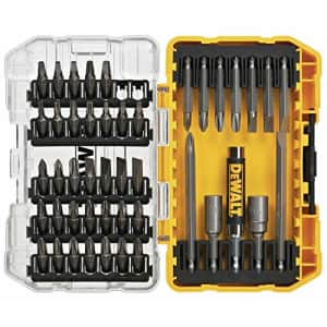 DeWalt 45-Piece Screwdriver Bit Set with Tough Case for $17 DeWalt 45-Piece Screwdriver Bit Set with Tough Case for $17