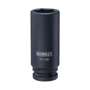 DEWALT Deep Impact Socket, MM, 1/2-Inch Drive, 23mm, 6-Point (DWMT17185B) for $12