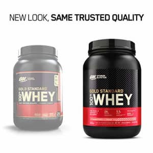 Optimum Nutrition Gold Standard 100% Whey Protein Powder, Strawberry & Cream, 2 Pound (Packaging for $29 Optimum Nutrition Gold Standard 100% Whey Protein Powder, Strawberry & Cream, 2 Pound (Packaging for $29