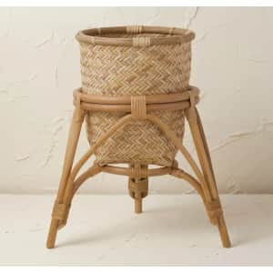 Opalhouse x Jungalow Rattan Woven Planter Basket for $25 Opalhouse x Jungalow Rattan Woven Planter Basket for $25