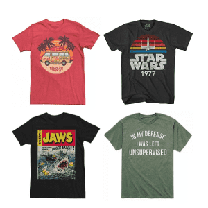 Men's Graphic T-Shirts at Kohl's: from $5.04 via coupon + $10 KC w/ $50