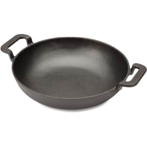 Cuisinart 10" Cast Iron Grilling Wok for $26
