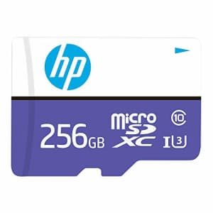HP MX330 Class 10 U3 MicroSDXC Flash Memory Card, 256GB (P-SDU256U3100HPMX-GE) for $30 HP MX330 Class 10 U3 MicroSDXC Flash Memory Card, 256GB (P-SDU256U3100HPMX-GE) for $30