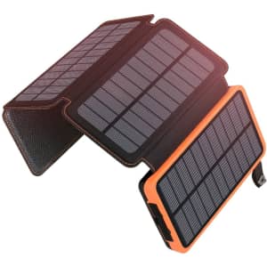 Addtop 25,000mAh Portable Solar Power Bank for $46 Addtop 25,000mAh Portable Solar Power Bank for $46