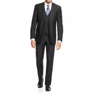 Braveman Men's Slim-Fit 3-Piece Suit for $50 Braveman Men's Slim-Fit 3-Piece Suit for $50