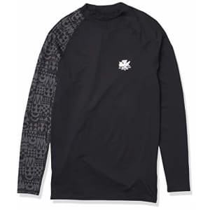 Quiksilver Men's MA Kai Long Sleeve Rashguard UPF 50+, Black, S for $35 Quiksilver Men's MA Kai Long Sleeve Rashguard UPF 50+, Black, S for $35