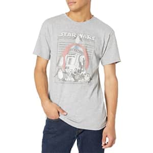 Star Wars Last Jedi Flock of Porgs Surround R2-D2 Young Men's T-Shirt for $13