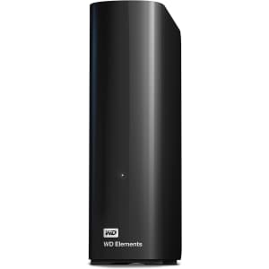 Western Digital 8TB Elements Desktop Hard Drive for $160