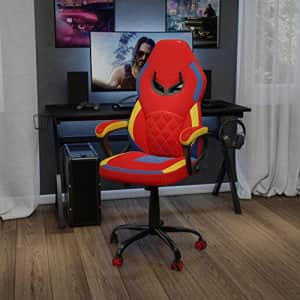 Flash Furniture Ergonomic PC Office Computer Chair - Adjustable Red & Yellow Designer Gaming Chair for $116