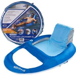 Kelsyus Premium Floating Lounger XL for $43