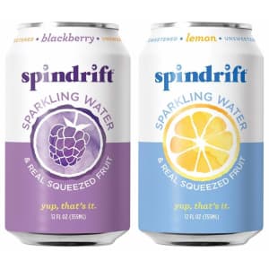 Spindrift Sparkling Water 12-oz. Can 48-Pack for $15 Spindrift Sparkling Water 12-oz. Can 48-Pack for $15