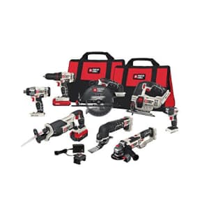 Porter-Cable PCCK619L8 20V MAX li-ion 8 tool kit for $477 Porter-Cable PCCK619L8 20V MAX li-ion 8 tool kit for $477
