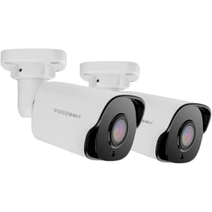 Veezoom PoE Security Camera 2-Pack for $90