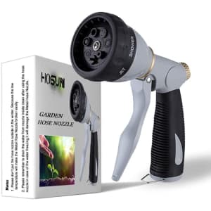 Hosun High-Pressure Heavy Duty Garden Hose Nozzle for $12 Hosun High-Pressure Heavy Duty Garden Hose Nozzle for $12