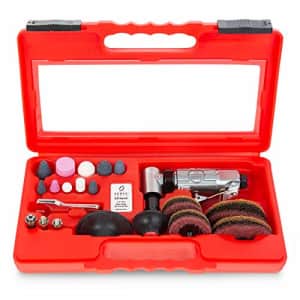 Sunex SX264K, 1/4 Inch Drive Mini Right Angle Air Die Grinder Kit with Speed Regulator, Safety for $80 Sunex SX264K, 1/4 Inch Drive Mini Right Angle Air Die Grinder Kit with Speed Regulator, Safety for $80