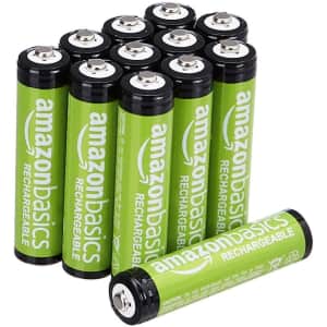 Amazon Basics AAA Rechargeable Batteries 12-Pack for $22 Amazon Basics AAA Rechargeable Batteries 12-Pack for $22
