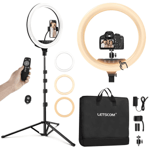 Letscom 18" Ring Light for $50 Letscom 18" Ring Light for $50