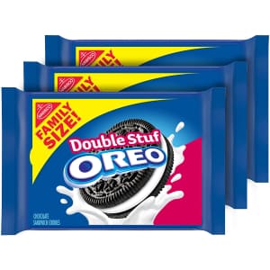 Oreo Double Stuf Chocolate Sandwich Cookies 3-Pack for $8.15 via Sub & Save Oreo Double Stuf Chocolate Sandwich Cookies 3-Pack for $8.15 via Sub & Save