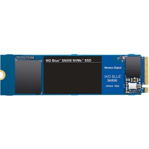 WD Blue SN550 1TB PCIe NVMe Internal M.2 SSD for $102 WD Blue SN550 1TB PCIe NVMe Internal M.2 SSD for $102