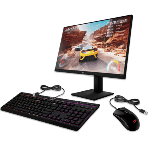 HP 27" Monitor Bundle w/ Hyper X Gaming Keyboard & Mouse for $251