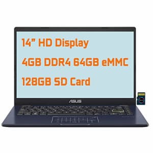 Asus Vivobook E410MA Thin and Light Premium Business Laptop I 14 HD Display I Intel Celeron N4020 I for $220 Asus Vivobook E410MA Thin and Light Premium Business Laptop I 14 HD Display I Intel Celeron N4020 I for $220