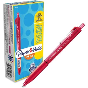 Paper Mate InkJoy 300RT Ballpoint Pens 12-Pack for $7 Paper Mate InkJoy 300RT Ballpoint Pens 12-Pack for $7