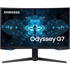 Samsung Odyssey G7 32" 1440p HDR 240Hz Curved G-Sync QLED Monitor for $580