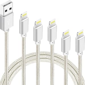 Idison MFi-Certified Lightning Cable 5-Pack for $8 Idison MFi-Certified Lightning Cable 5-Pack for $8