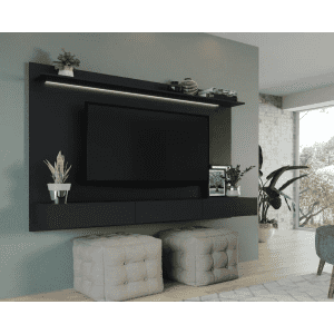 Homestock 71" LED Wall-Mounted Floating TV Panel Entertainment Center for $328 Homestock 71" LED Wall-Mounted Floating TV Panel Entertainment Center for $328