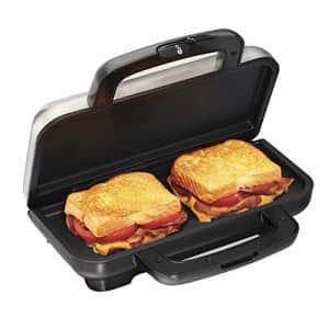 Proctor Silex Deluxe Hot Sandwich Maker, Nonstick Plates, Stainless Steel (25415) for $37 Proctor Silex Deluxe Hot Sandwich Maker, Nonstick Plates, Stainless Steel (25415) for $37