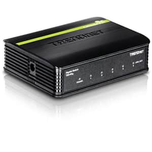 TRENDNet TEG-S5g 5-port gigabit unmanaged desktop housing switch for $42 TRENDNet TEG-S5g 5-port gigabit unmanaged desktop housing switch for $42