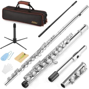 Eastar Closed Hole C Flutes 16-Key Beginner Flute Set for $130