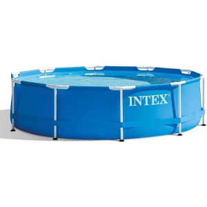 Intex 10-Ft. x 30" Above Ground Swimming Pool for $120 Intex 10-Ft. x 30" Above Ground Swimming Pool for $120