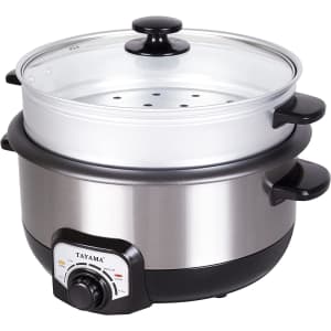 Tayama 3-Quart Stainless Steel Electric Multi-Cooker for $46