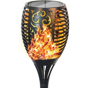 T-Mark Flickering Flames Solar Torch Light for $12 T-Mark Flickering Flames Solar Torch Light for $12